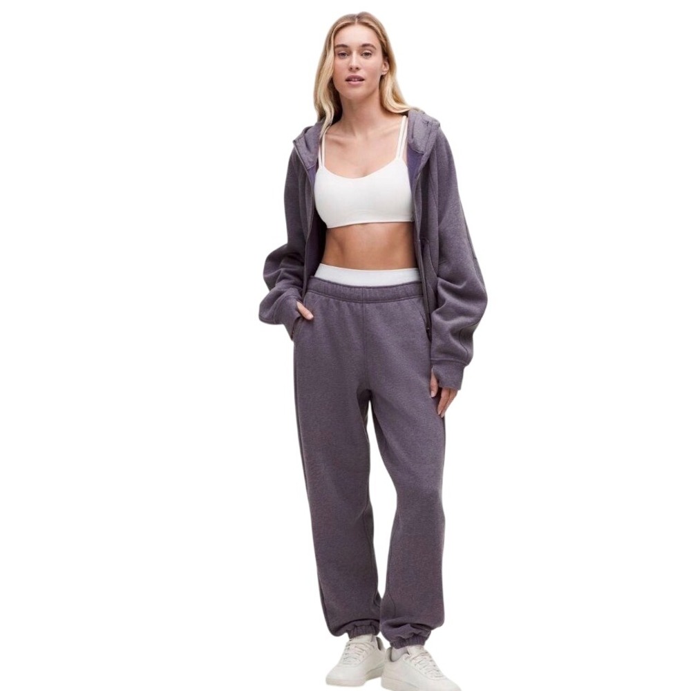 Lululemon Heathered Nightfall Scuba Oversized Jogger Fleece Women's Size S
